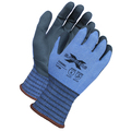 Xbarrier A5 Cut Resistant, Blue Textreme, Luxfoam Coated Glove, 2XL,  CA55882XL12
